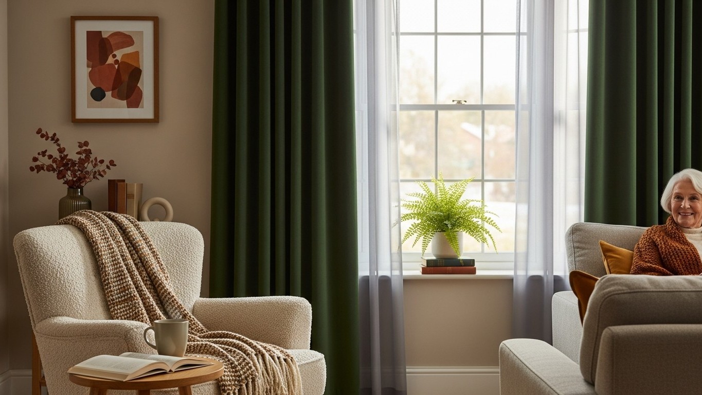 Pourquoi de plus en plus de seniors installent ce simple tissu devant leurs fenêtres pour passer l'hiver au chaud