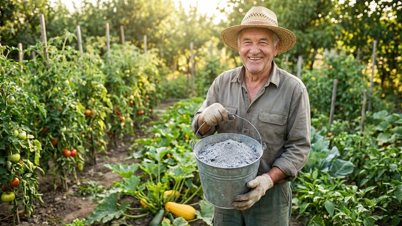 Gardez les cendres de votre cheminée cet hiver : dans un simple seau, elles transforment ces légumes du potager en quelque...