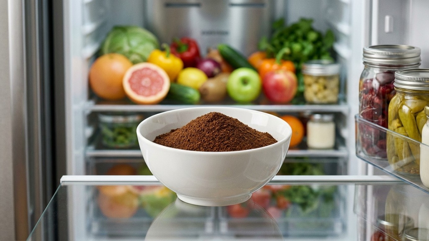 Gardez le marc de ce breuvage du matin : dans une simple coupelle, il transforme votre réfrigérateur en un jour