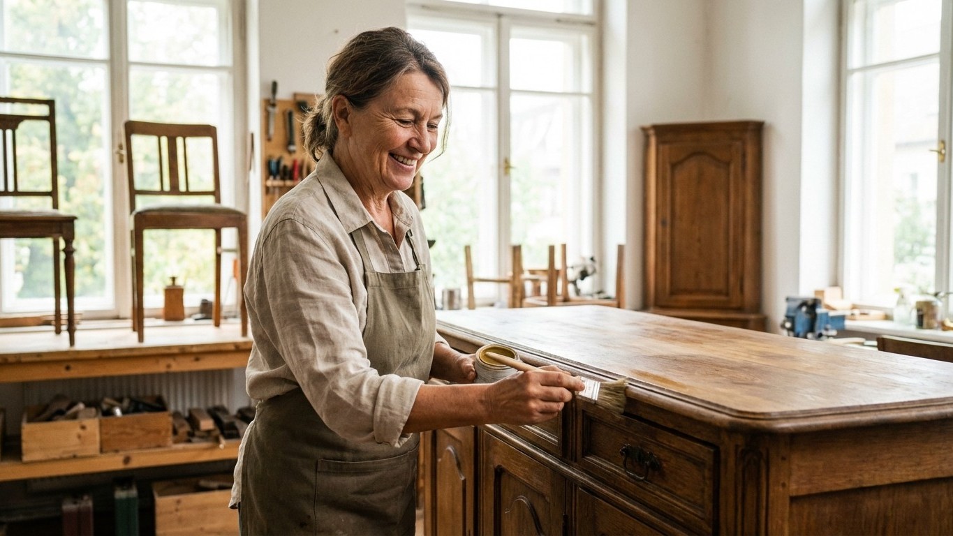 Je ne ponce plus jamais mes vieux meubles cirés : voici ce que je fais à la place (et je ne pourrais plus jamais revenir e...