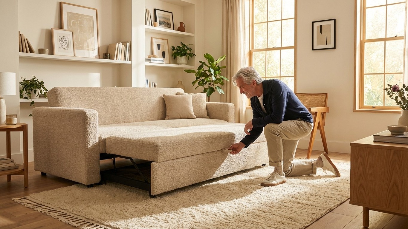 Les anciens le vérifiaient avant chaque achat : le petit détail qui change tout quand on choisit un canapé convertible