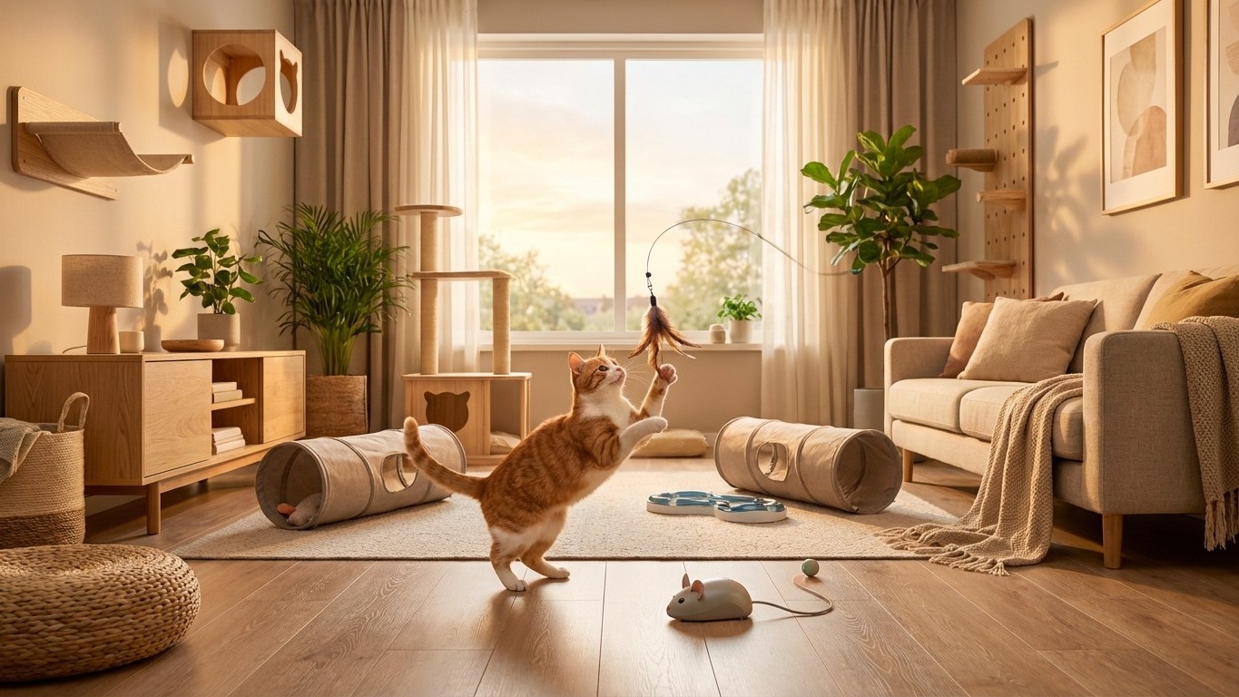 J'ai compris pourquoi mon chat faisait ça chaque soir : ces comportements révèlent qu'il s'ennuie en appartement (et je pe...