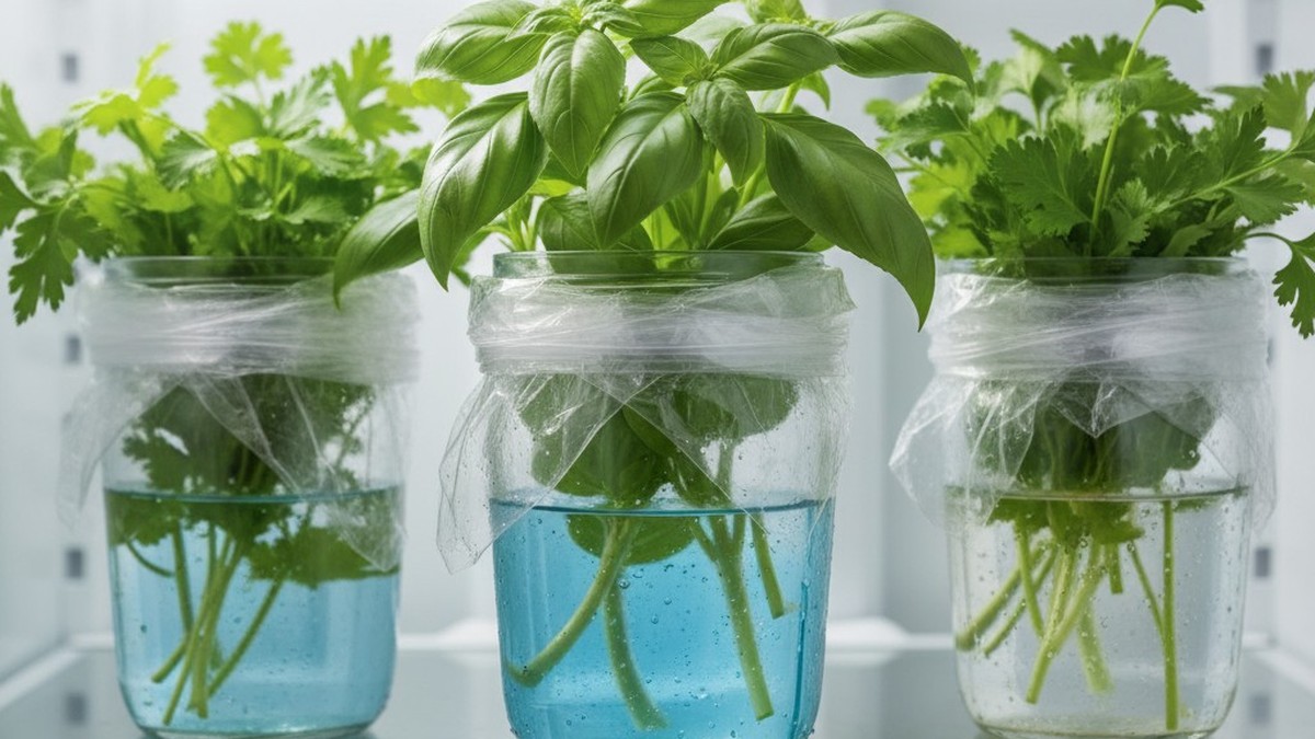 Vos herbes aromatiques flétrissent trop vite au réfrigérateur ? Voici une astuce toute simple pour les garder fraîches des...