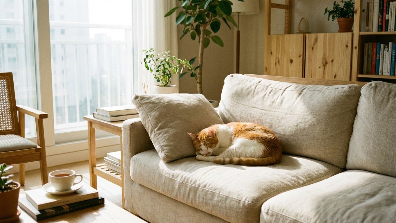 Je ne pensais pas que c'était si révélateur : je comprends enfin pourquoi mon chat dort toujours au même endroit (et ce qu...