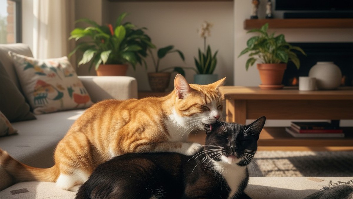 « Je pensais qu'ils s'adoraient, mais ce détail m'a ouvert les yeux » : les signes qui révèlent si vos deux chats s'entend...