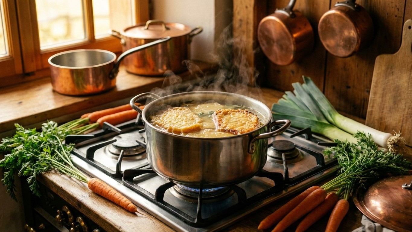 J'ai arrêté de jeter mes croûtes de fromage : cette astuce des anciens les transforme en bouillon gastronomique