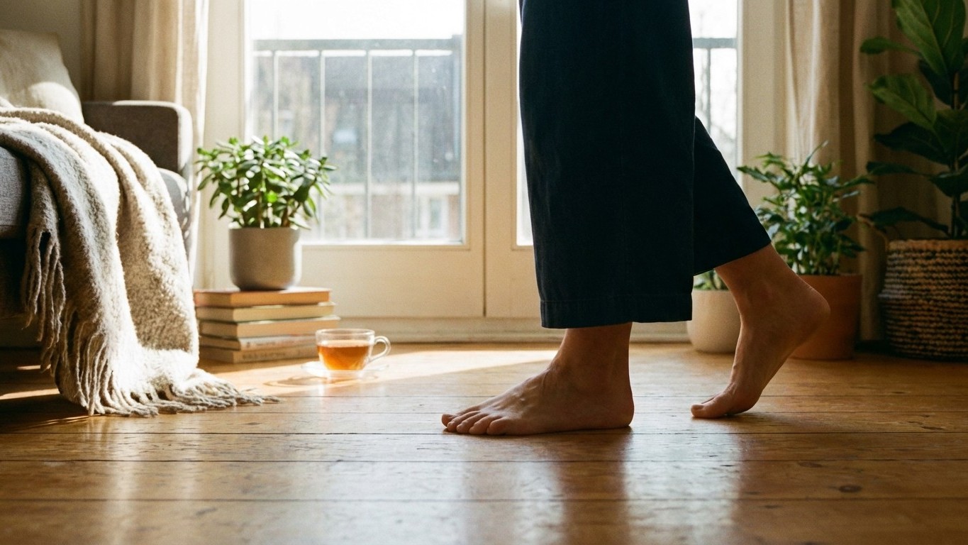 Depuis que je marche pieds nus chez moi, mes jambes lourdes ont totalement disparu