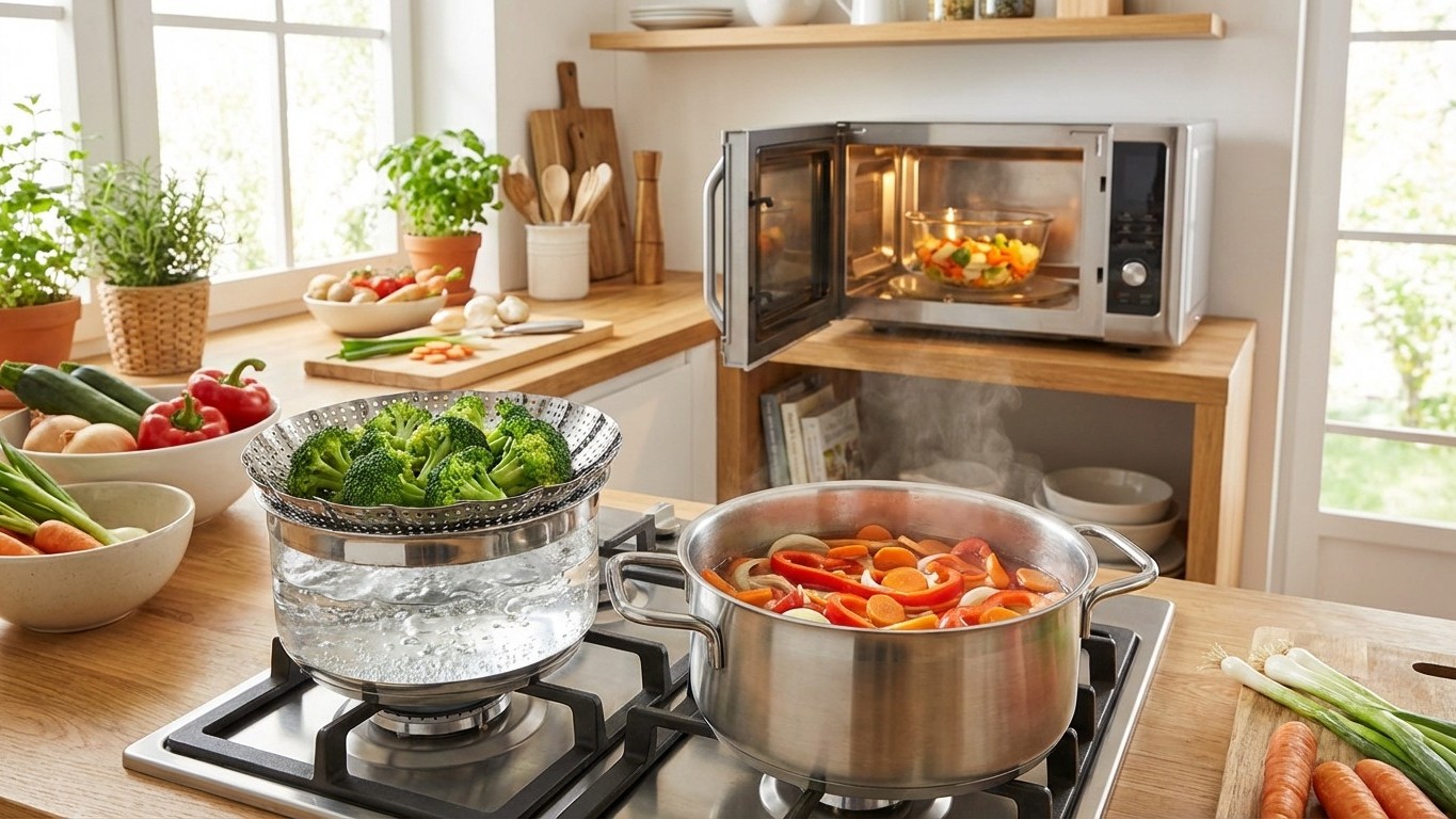 Je cuisais mes légumes de cette façon en pensant bien faire : une nutritionniste m'a expliqué mon erreur