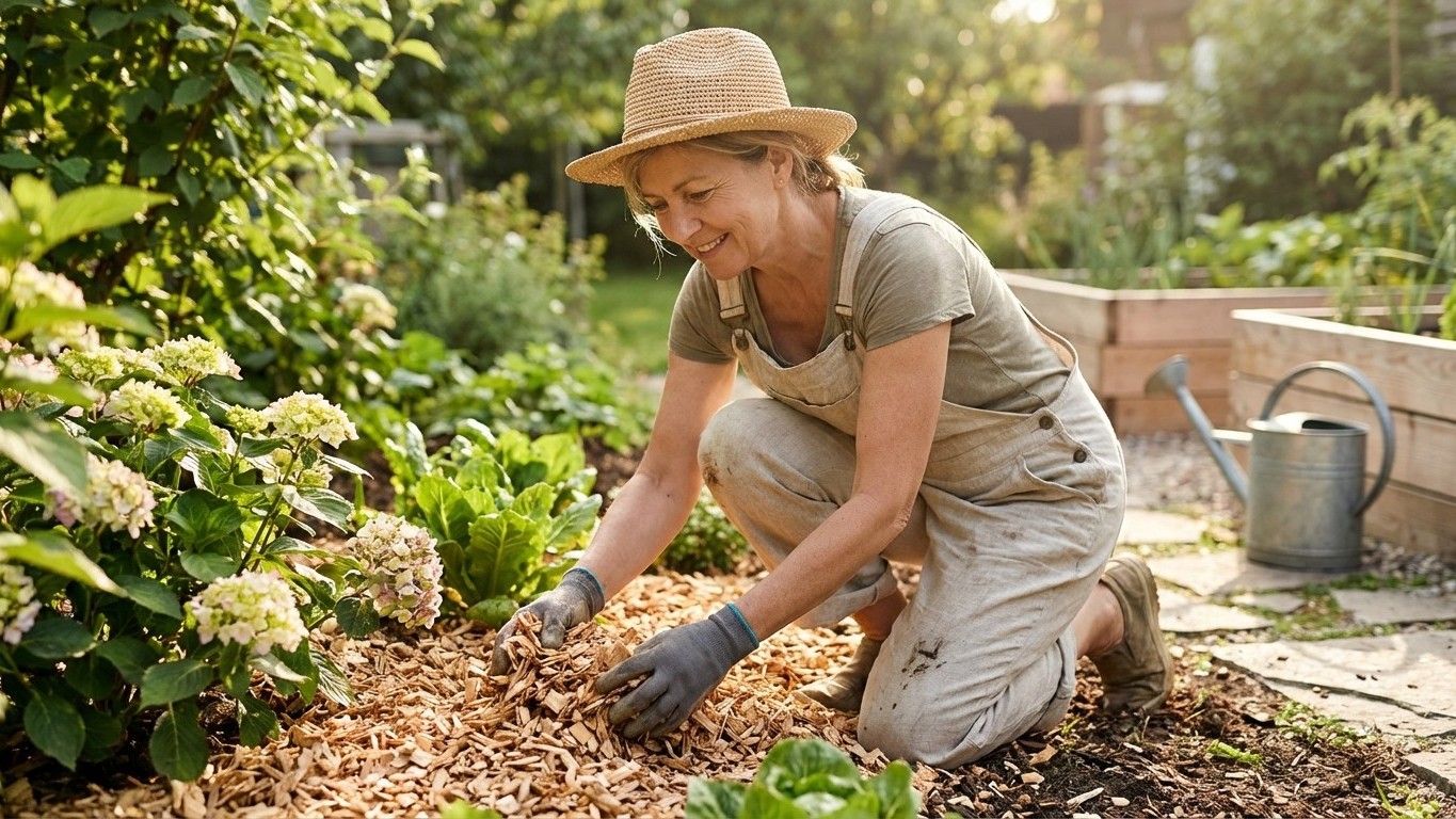 Paillage pour jardin facile d’entretien : quel paillis choisir et comment l’appliquer