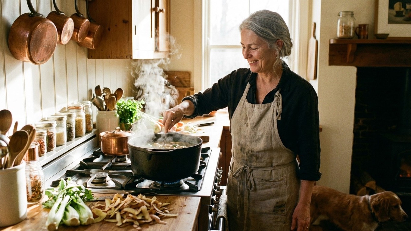 Depuis que je garde mes carcasses et mes épluchures, je ne rachète plus jamais de bouillon cube