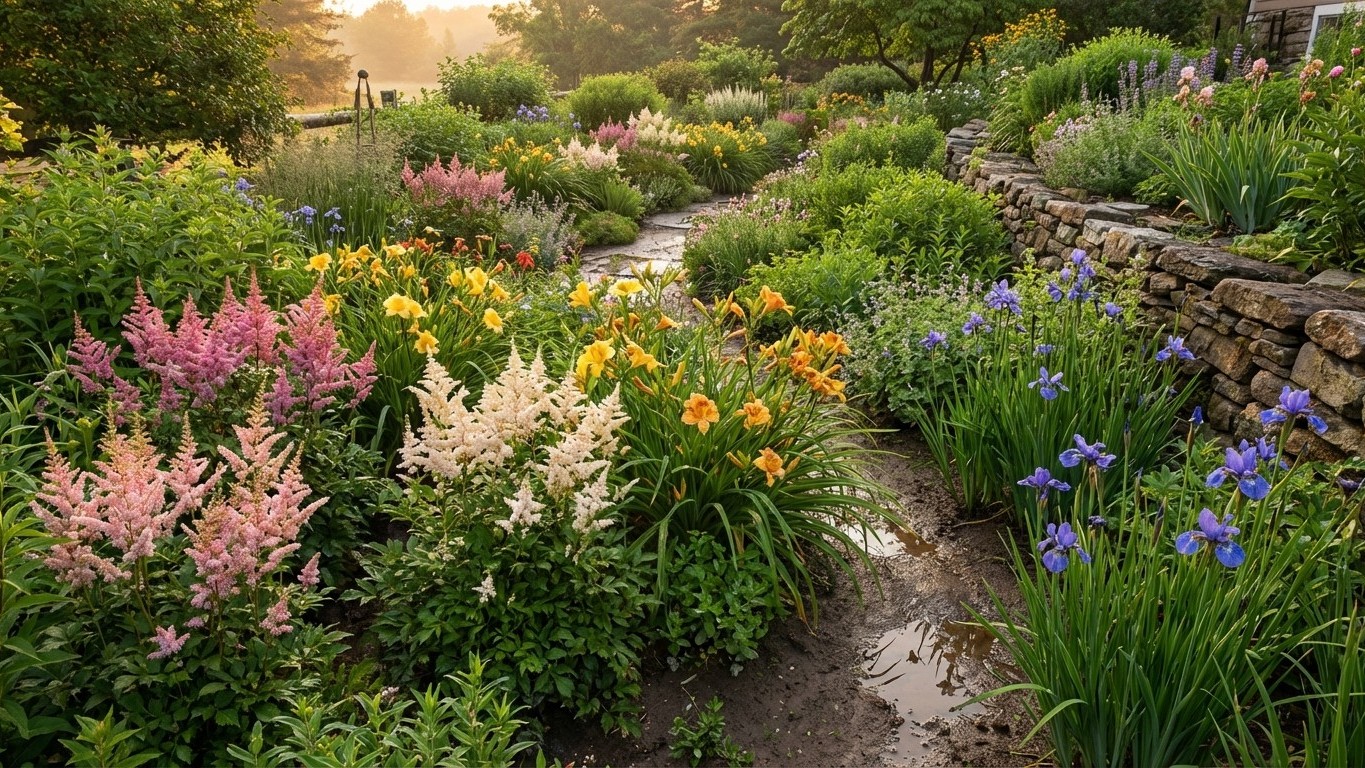 Sol argileux et collant ? Ces vivaces s'y plaisent mieux que dans une terre légère