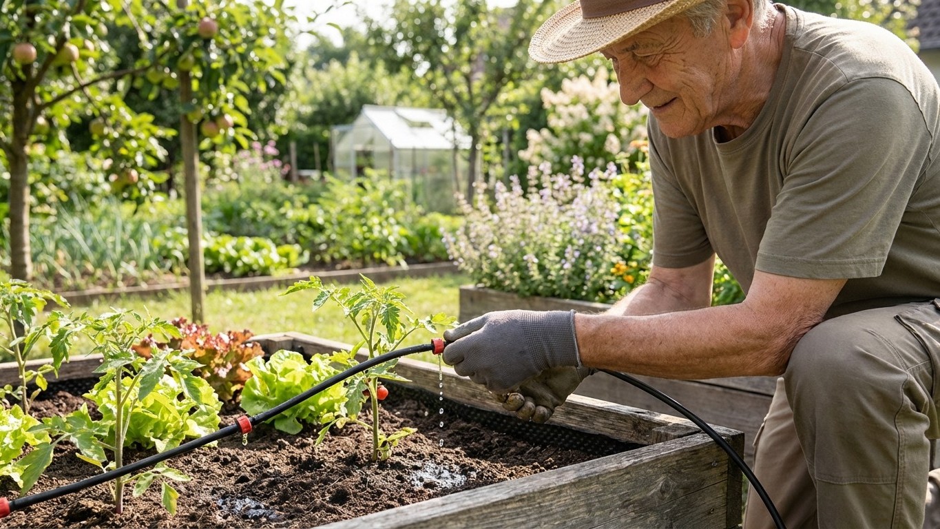 Goutte-à-goutte pour débutant : installation facile pas à pas au jardin