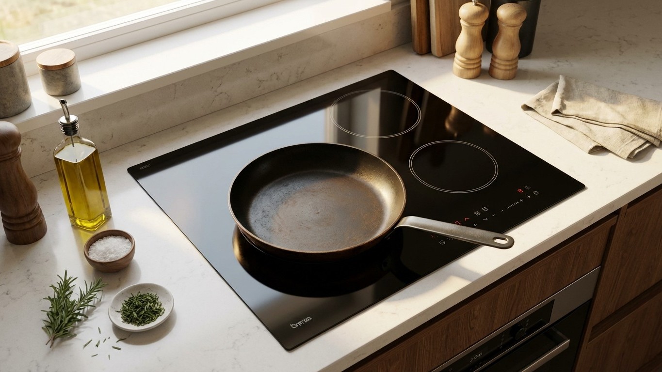 Ces 3 signes sur votre poêle que les chefs repèrent immédiatement et qui les font fuir