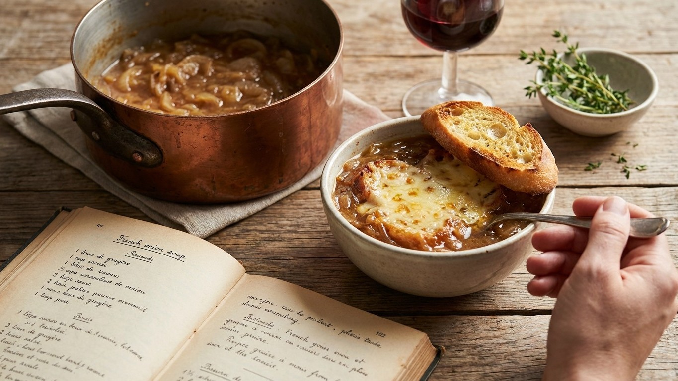 J'ai enfin compris pourquoi ma soupe à l'oignon n'avait jamais le goût de celle des bistrots