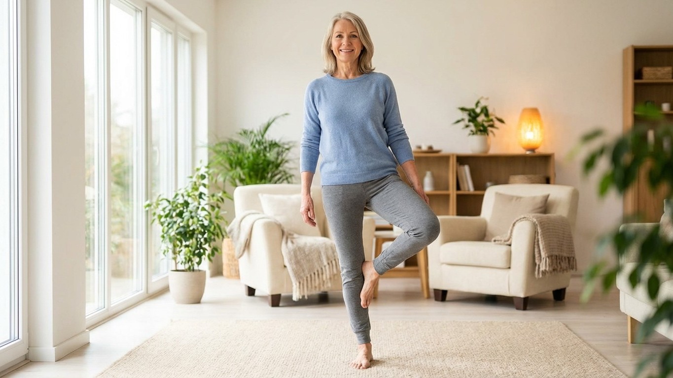 Exercices d’équilibre senior : routine simple pour prévenir les chutes