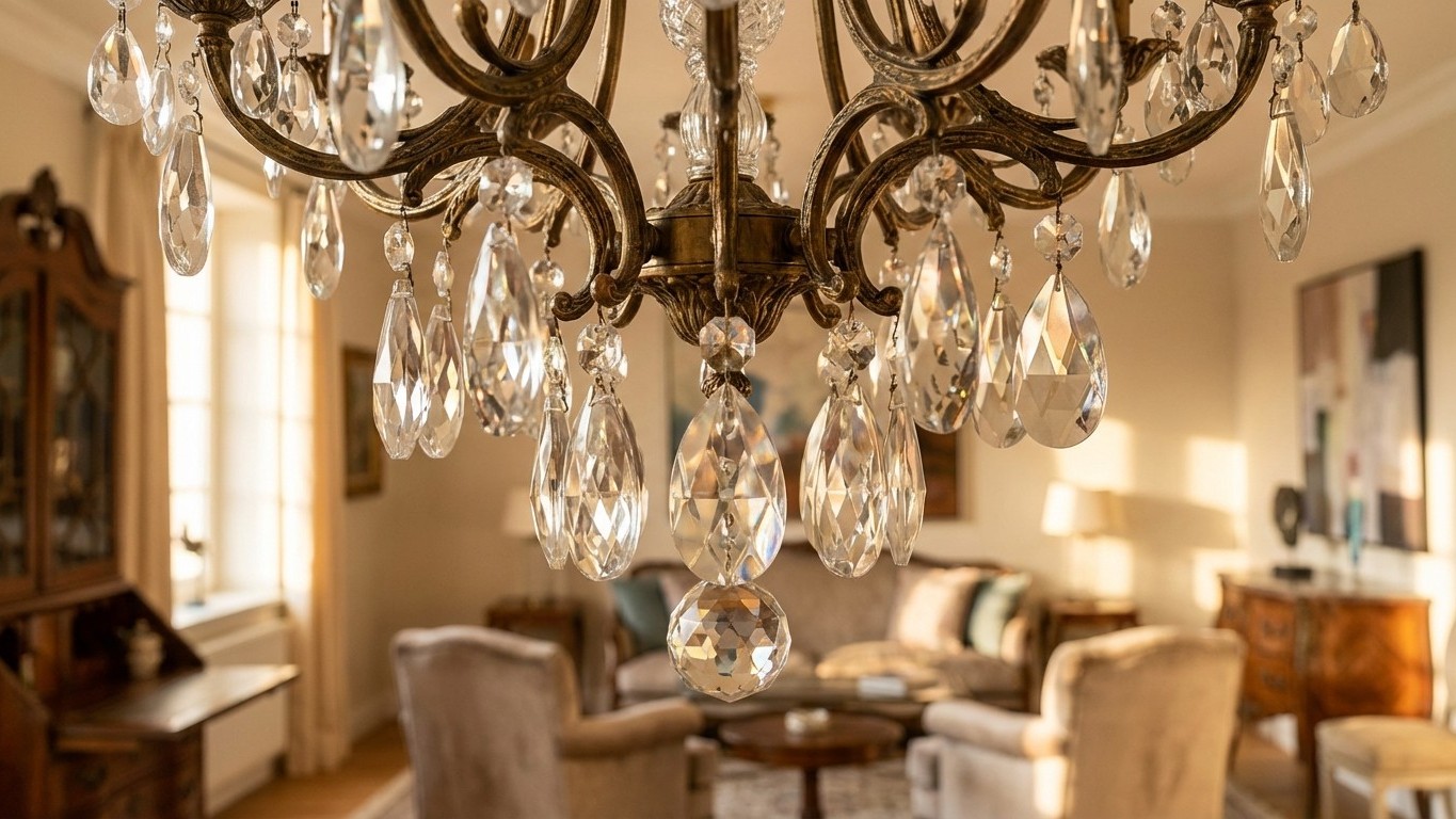 Pendeloques pour lustre en cristal : formes, tailles et compatibilités