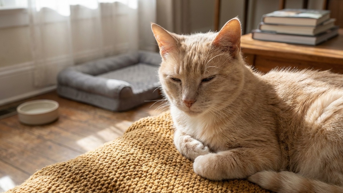 Arthrose du chat senior : symptômes, traitements et gestes utiles à la maison