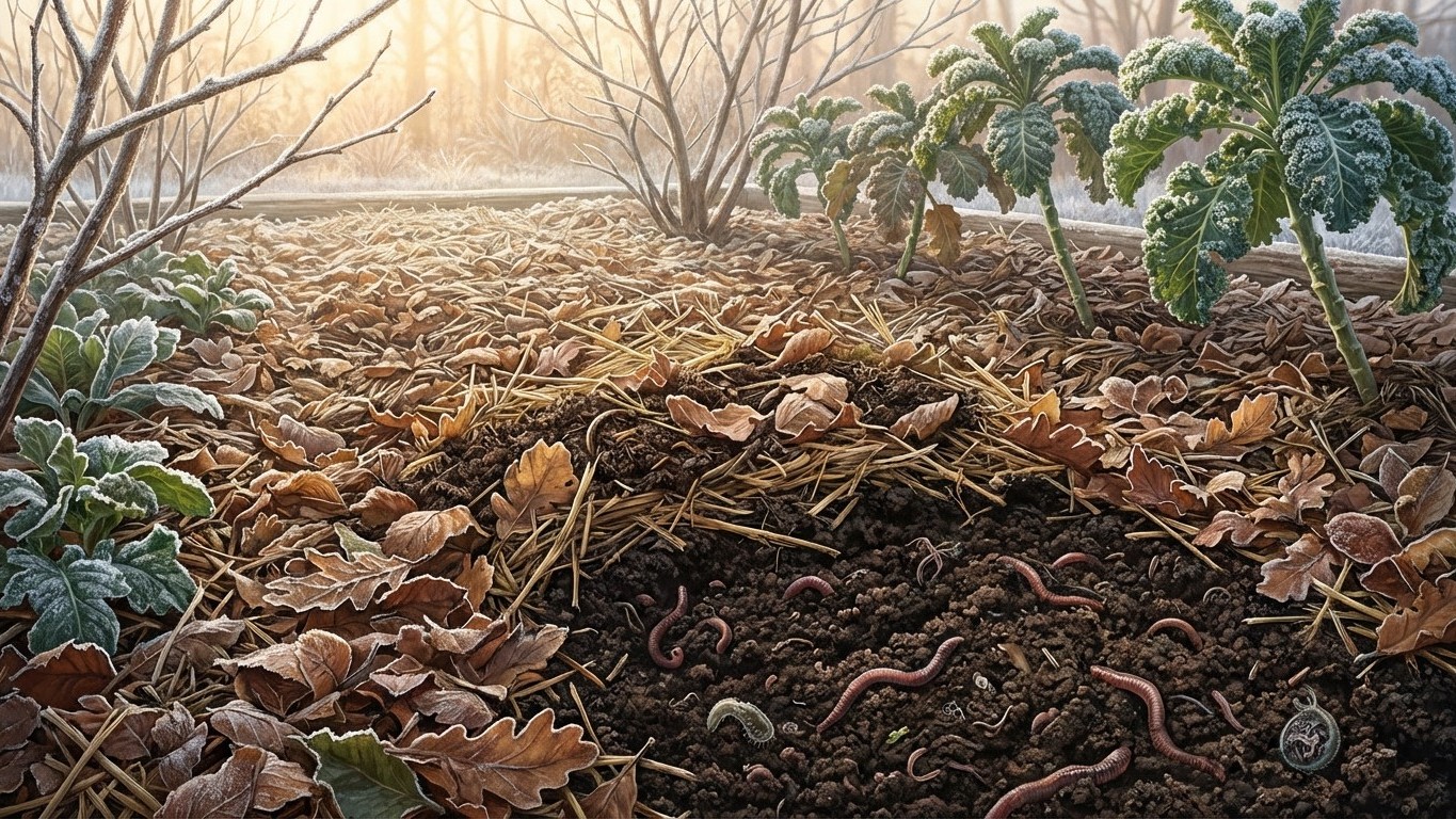 Oubliez la bêche en hiver : ce geste prépare le potager pour le printemps