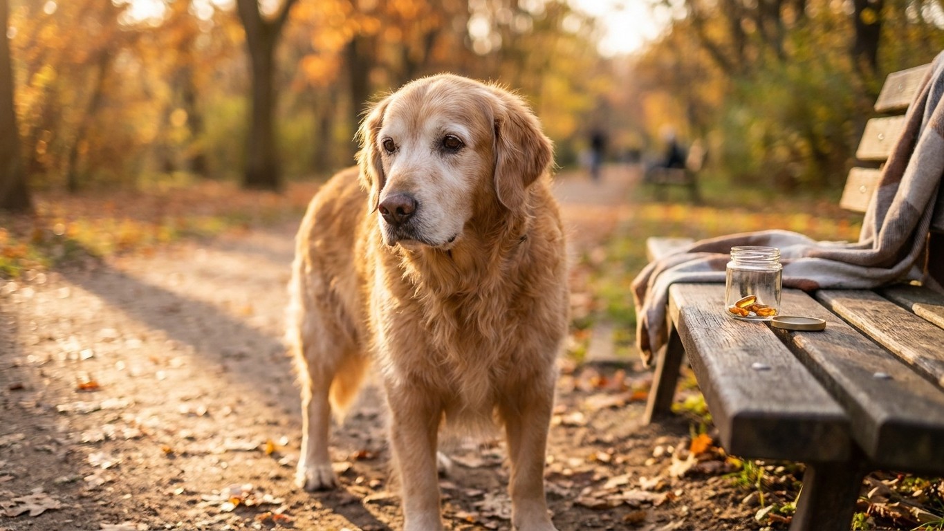 Compléments articulaires pour chien senior : glucosamine, chondroïtine, oméga-3…