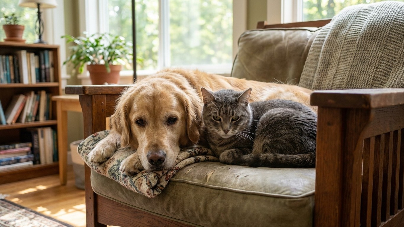 Quand votre animal perd son compagnon : repérer la tristesse cachée et aider votre chien ou chat à se remettre