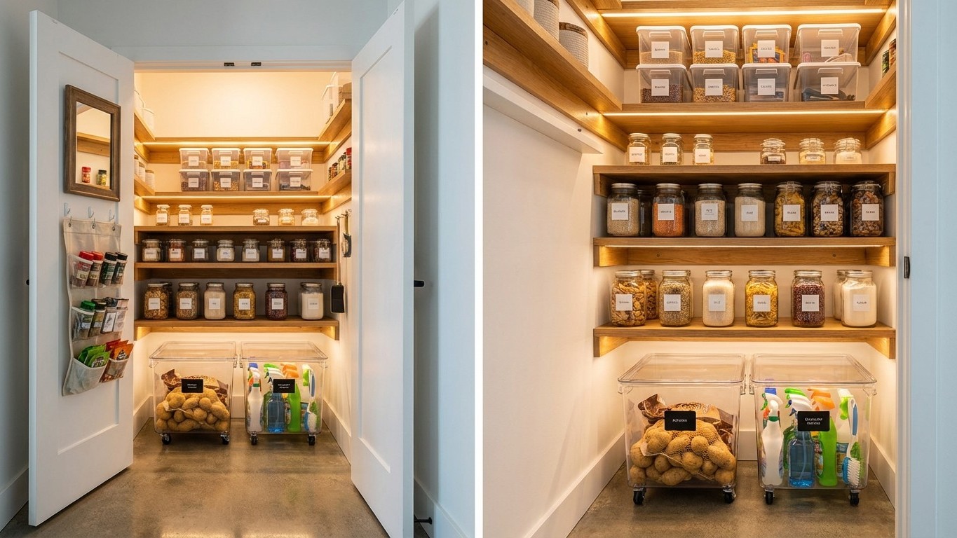 Fini le chaos dans le cellier : cette astuce de rangement change tout dans les espaces étroits