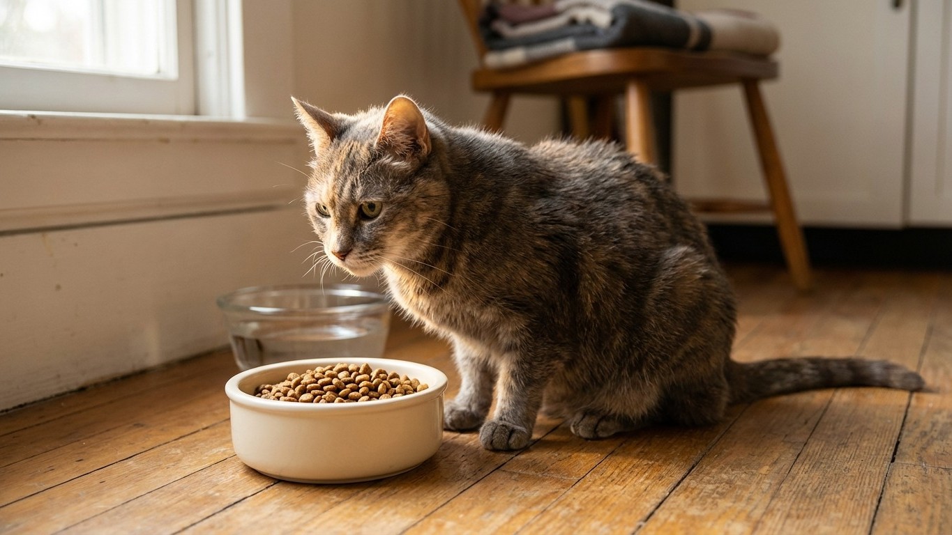 Croquettes et insuffisance rénale du chat senior : comment choisir sans se tromper