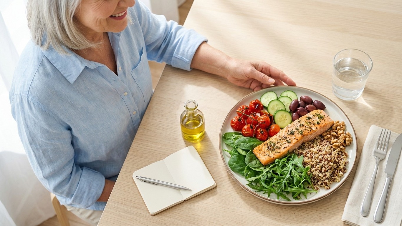 Alimentation et cerveau après 60 ans : oméga-3, méditerranéen et micronutriments