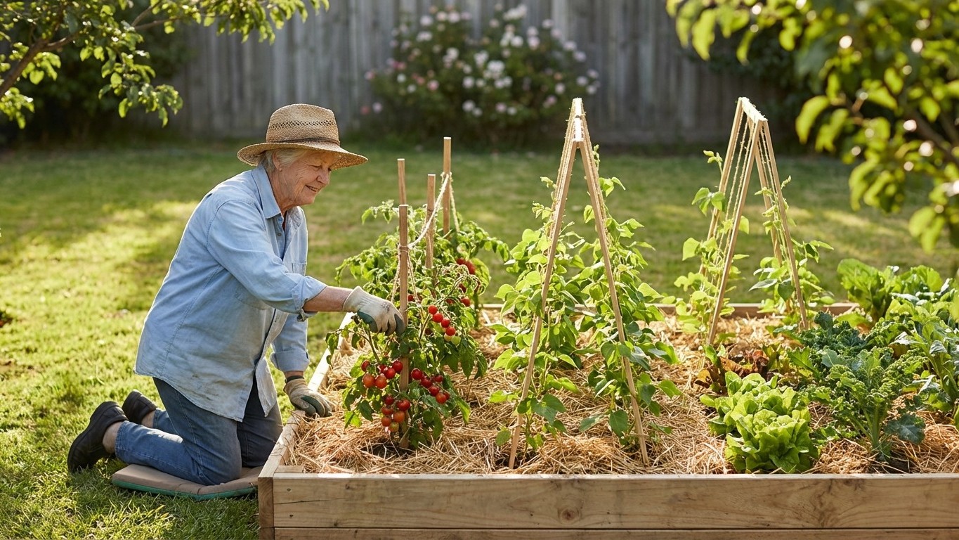 Aménager un petit potager facile à entretenir : plan simple, rotations et paillage