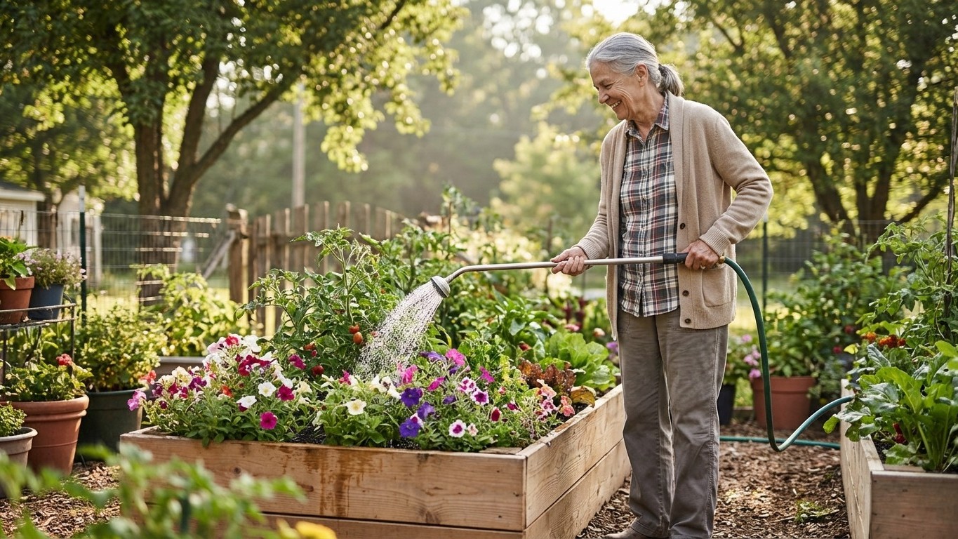 Arrosage du jardin sans se baisser : solutions pratiques et aménagements utiles