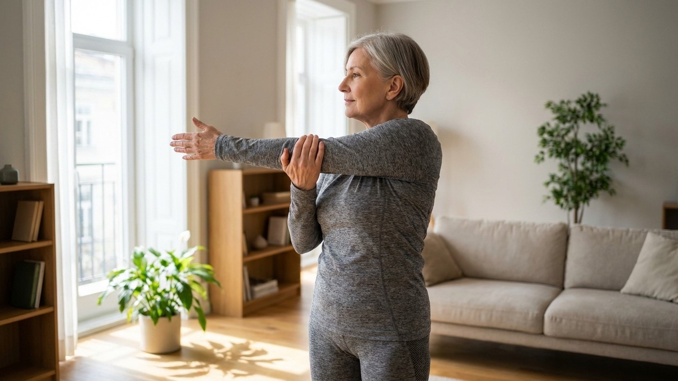 Mobilité des articulations : 10 exercices doux pour seniors (hanches, épaules, dos)