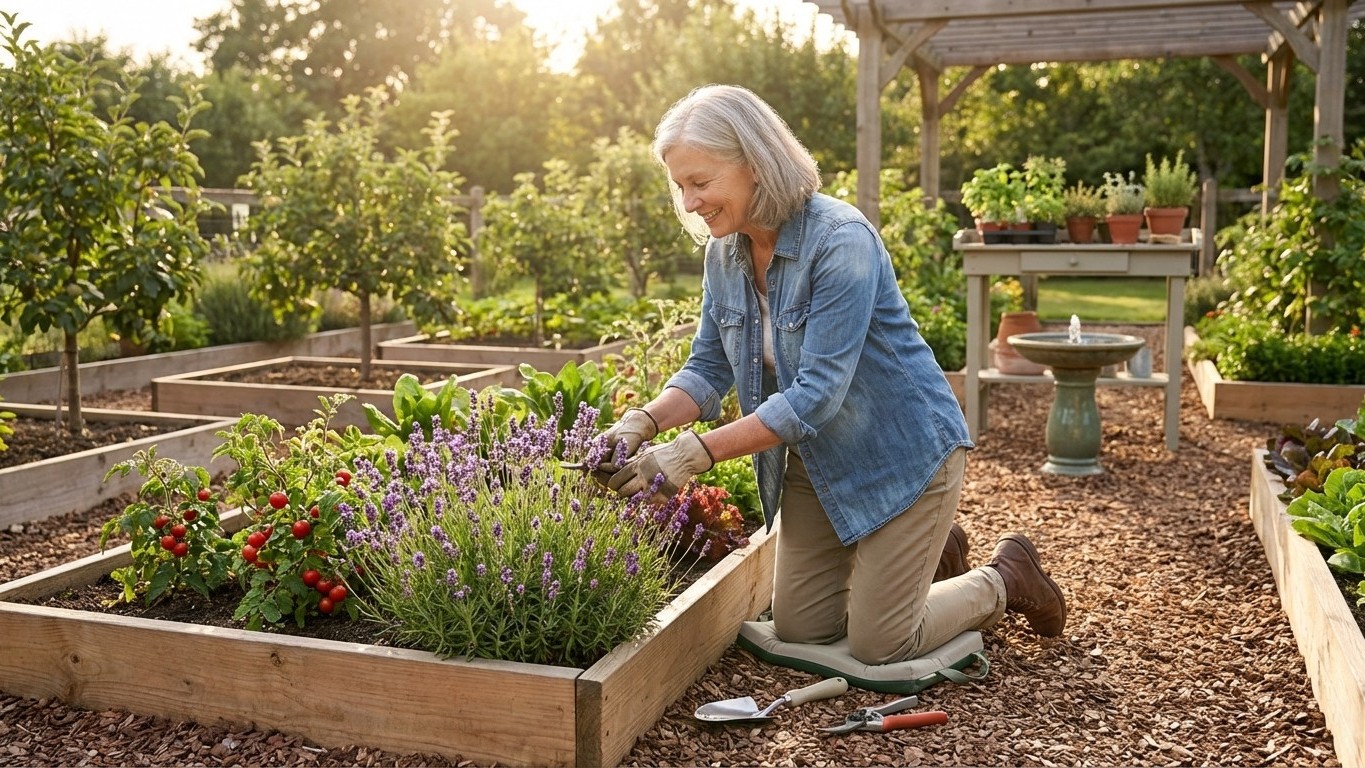 Idées de jardin facile à entretenir à petit budget pour senior : 15 solutions concrètes