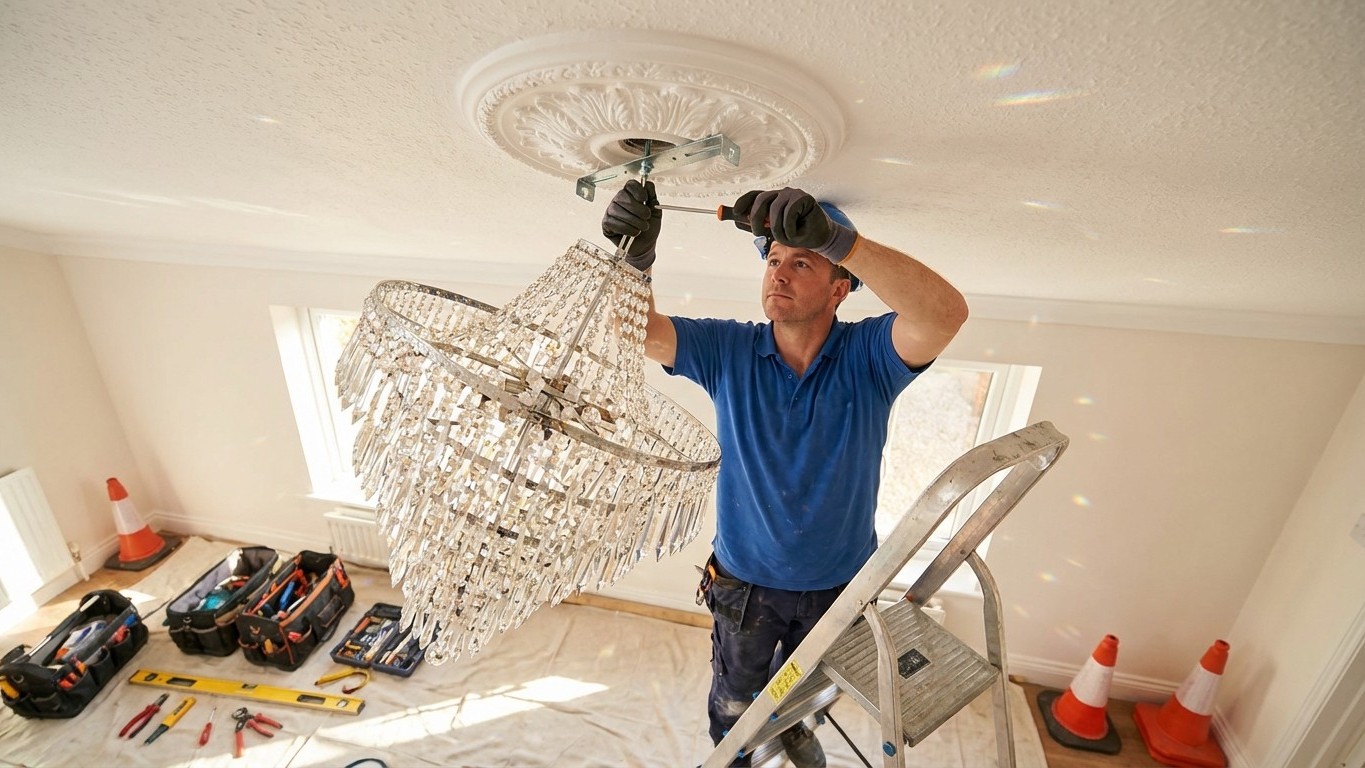 Installer un lustre en cristal : hauteur, plafond, LED et choix technique