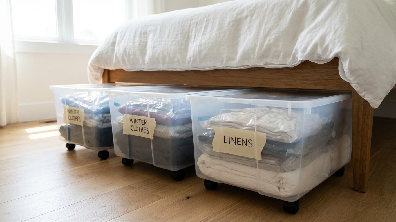 J'ai arrêté de perdre de la place sous mon lit le jour où on m'a montré cette méthode