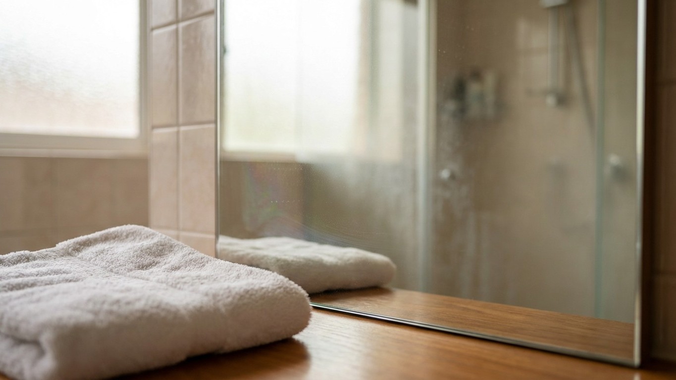 « Mon miroir de salle de bain était toujours embué » : l'astuce à 1 € qui change tout