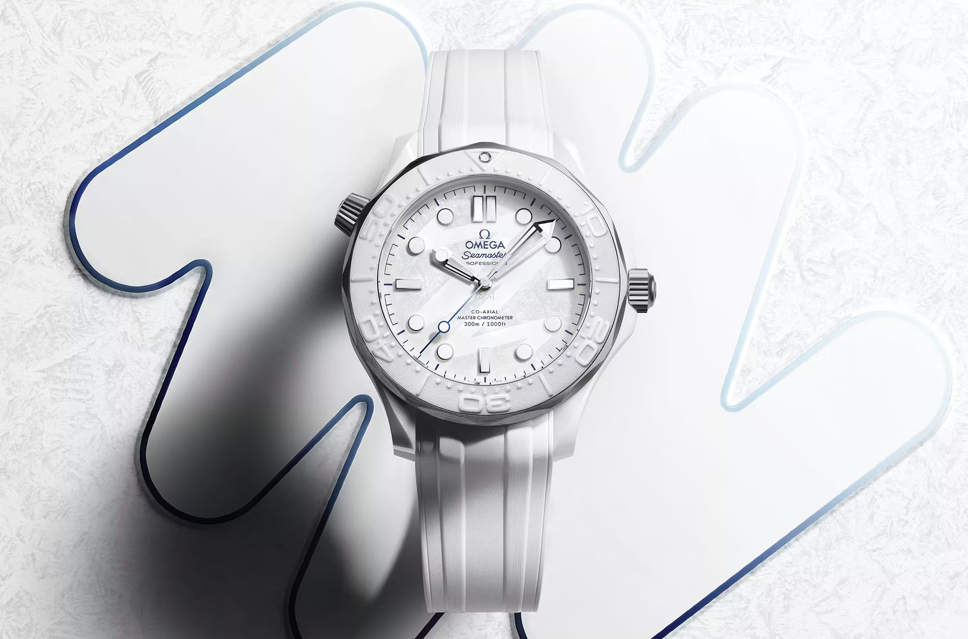 Omega Seamaster Diver 300M : titane et céramique pour l'édition hivernale
