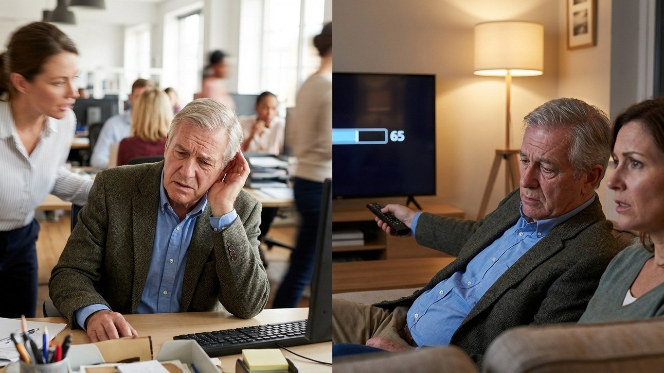 Perte auditive en situations réelles : travail, téléphone, TV, conduite