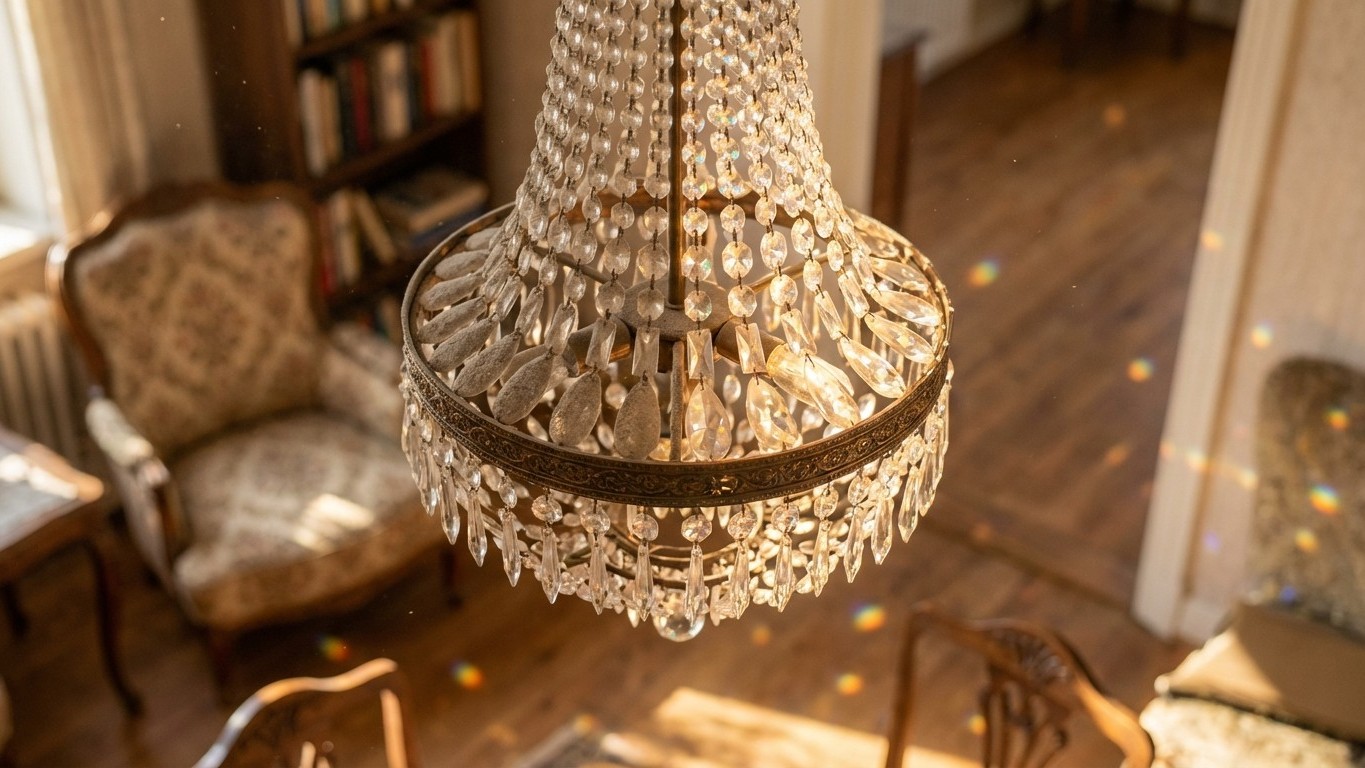 Poussière sur lustre cristal : astuces rapides au quotidien