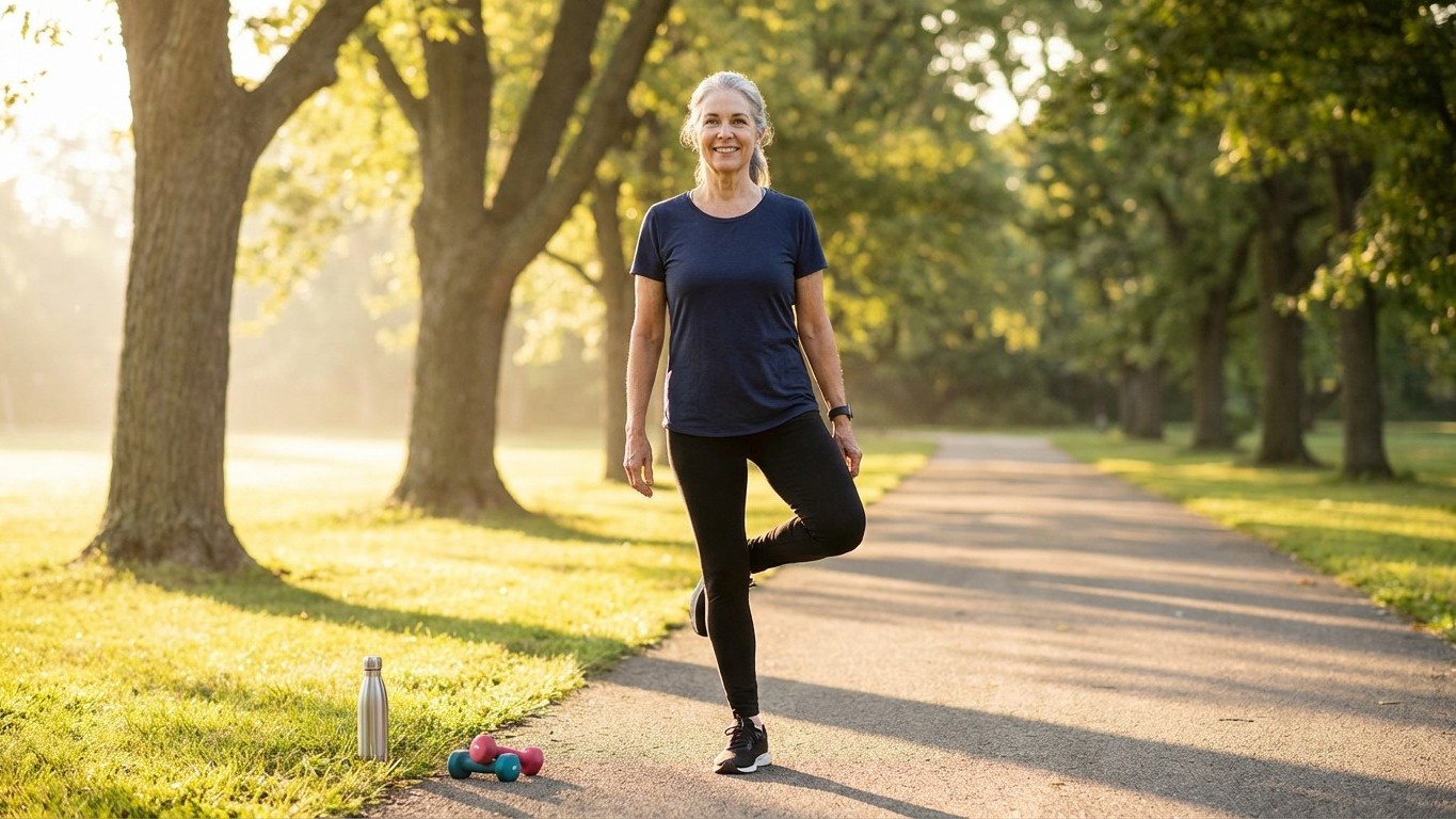 Programme sport senior débutant : 3 séances par semaine (force, cardio, équilibre)