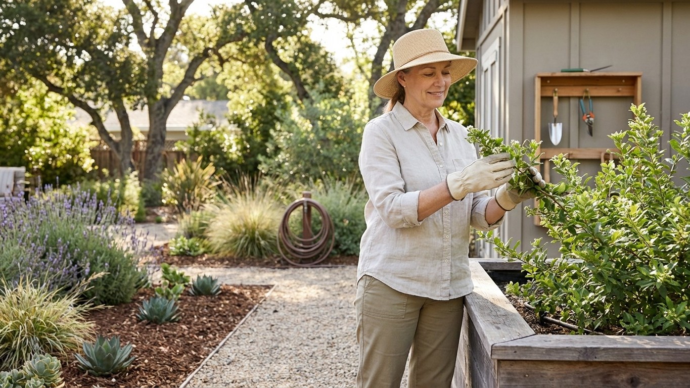 Jardin sans entretien pour senior : ce qui est possible (et ce qui ne l’est pas)