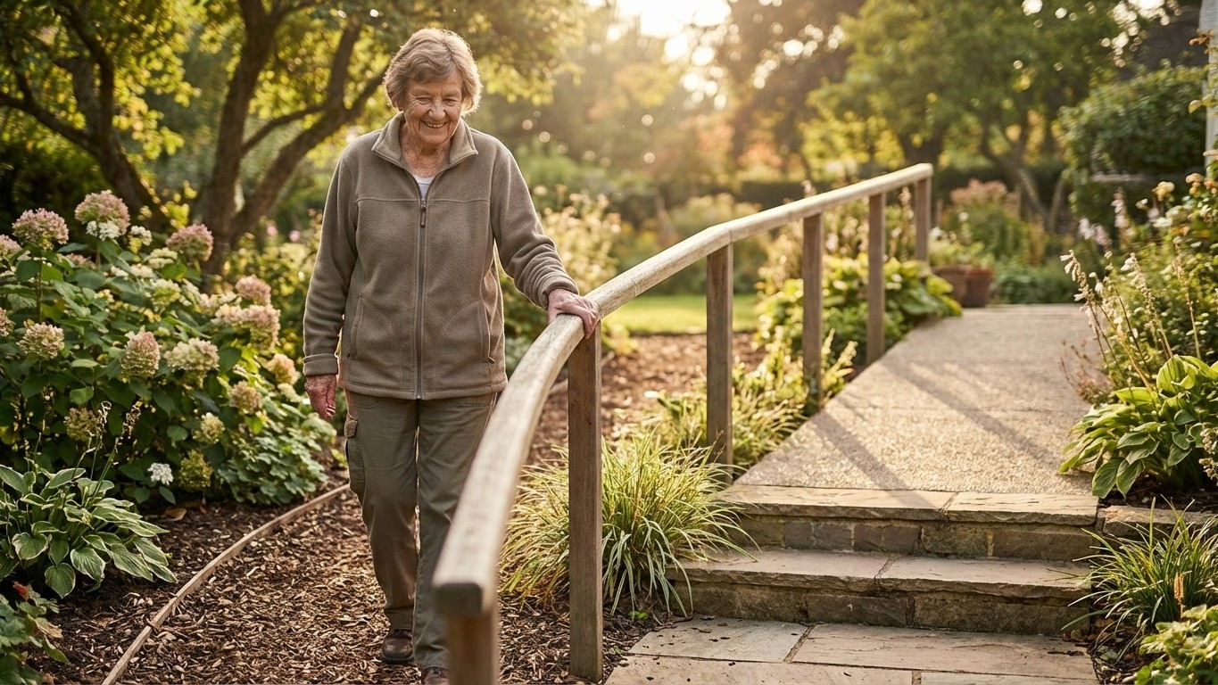 Rampe et main courante au jardin : où les installer pour sécuriser les déplacements