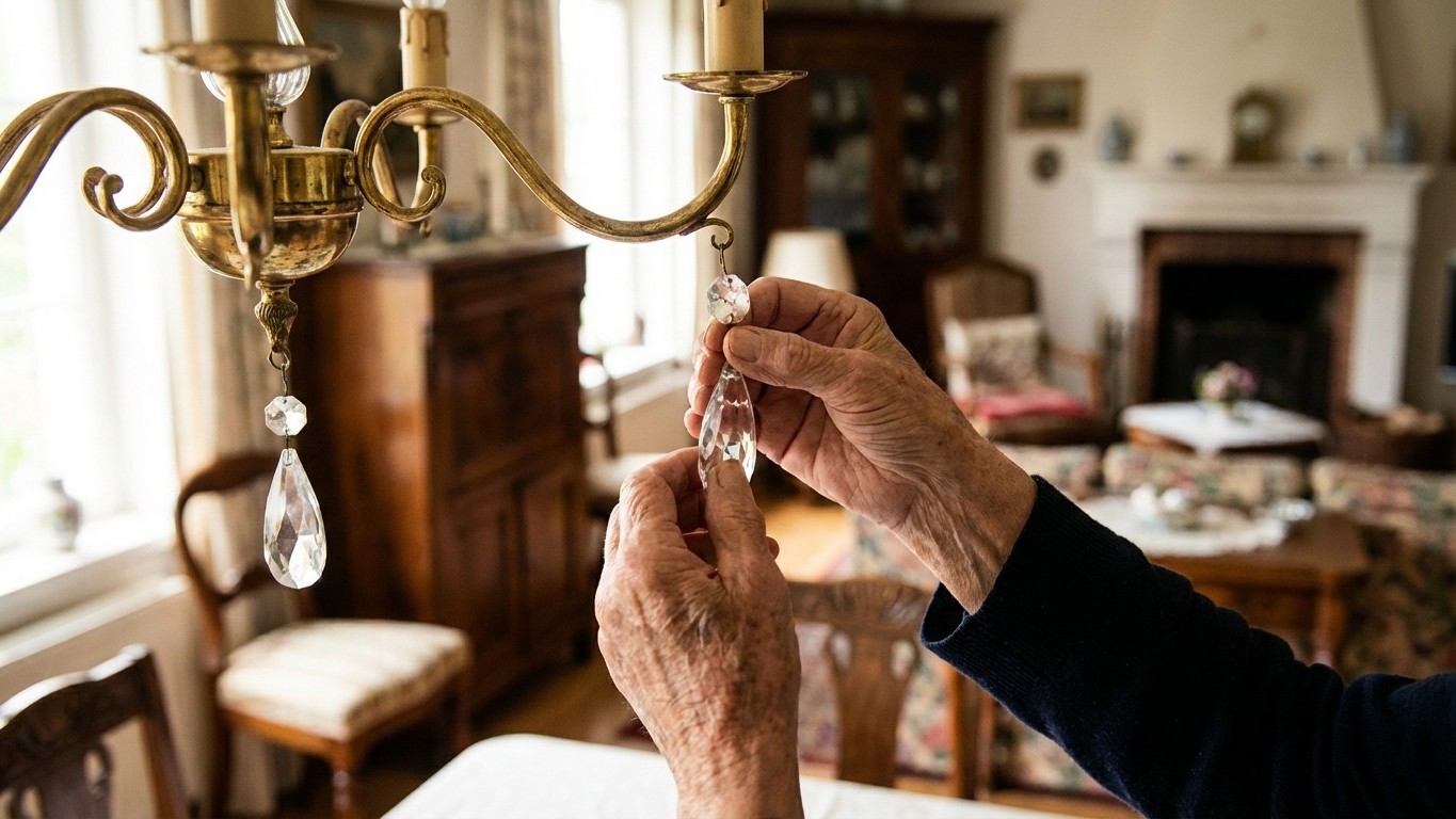 Remplacer des pampilles de lustre cristal : guide pas à pas