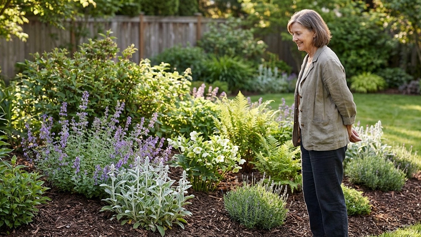 Massif facile à entretenir toute l’année : composition, densité et entretien minimal