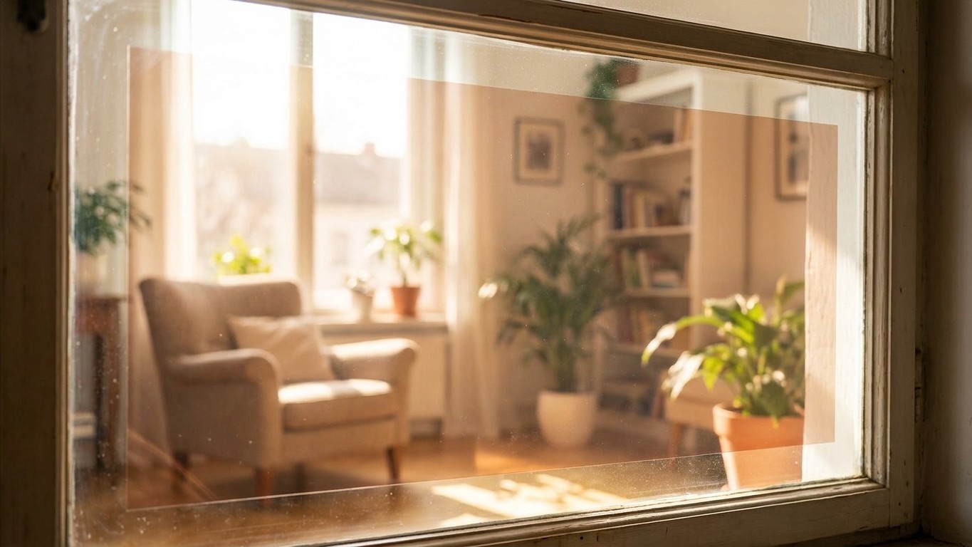 J’ai posé un film anti-chaleur fait maison sur mes vitres juste pour tester : depuis, mon salon reste frais sans que je fe...