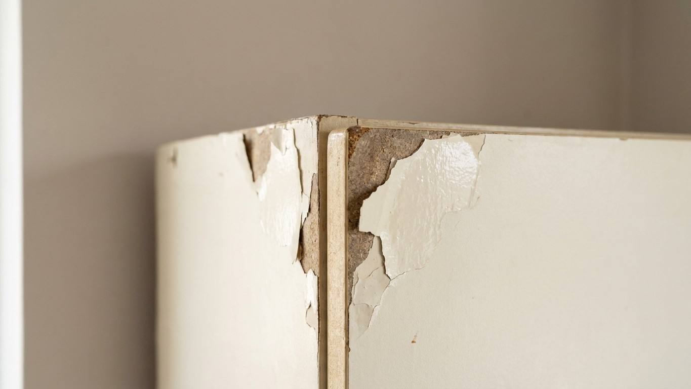 Je repeignais mon meuble mélaminé comme du bois classique : un peintre m'a montré qu'il manquait la seule couche qui fait ...