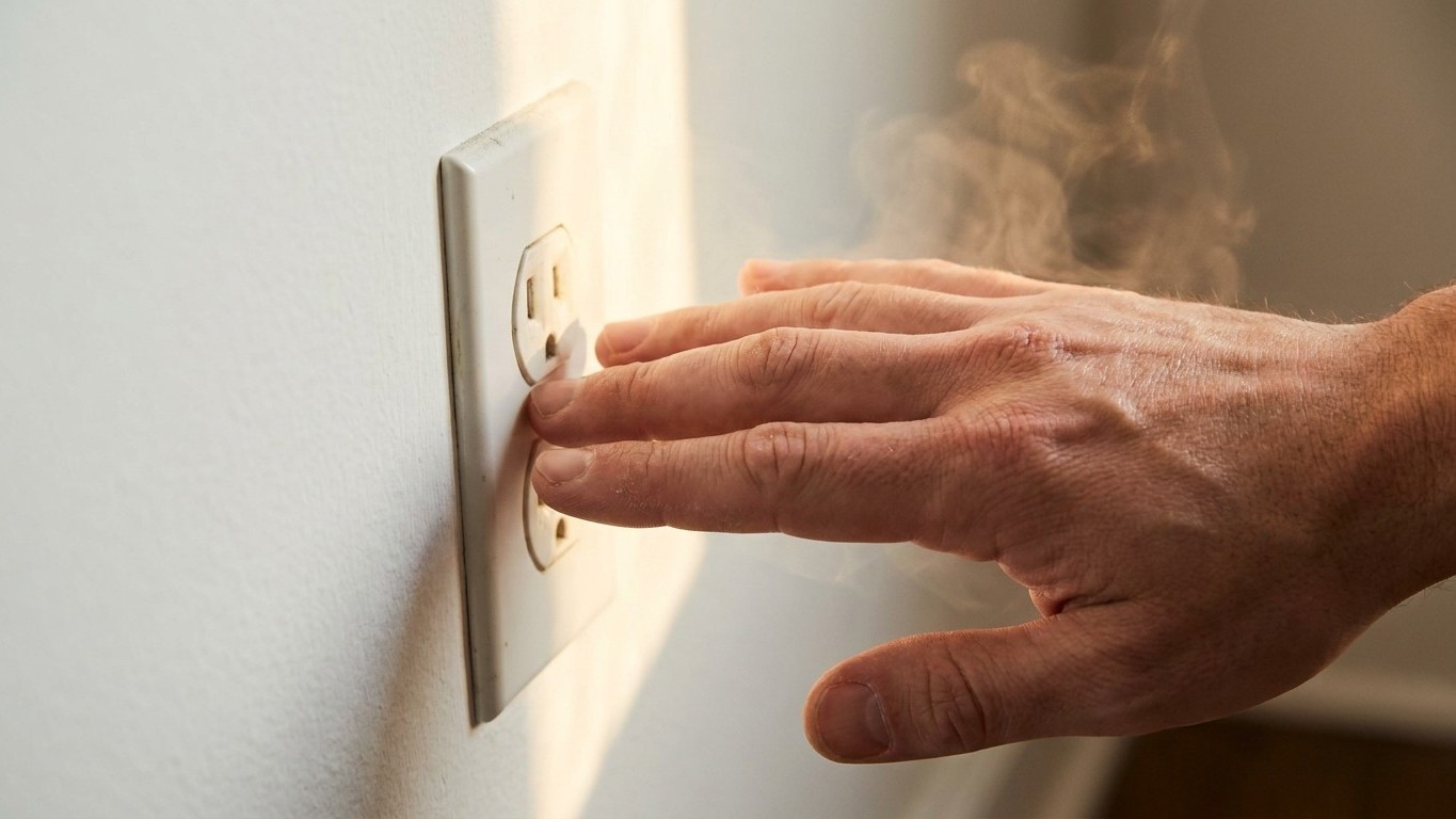 Je touchais ma prise tiède en me disant que c'était normal : un électricien m'a montré que le vrai problème n'était pas du...