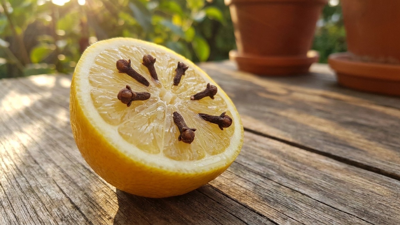 Les anciens posaient toujours un demi-citron piqué de clous de girofle sur la table en été : la raison oubliée refait surf...