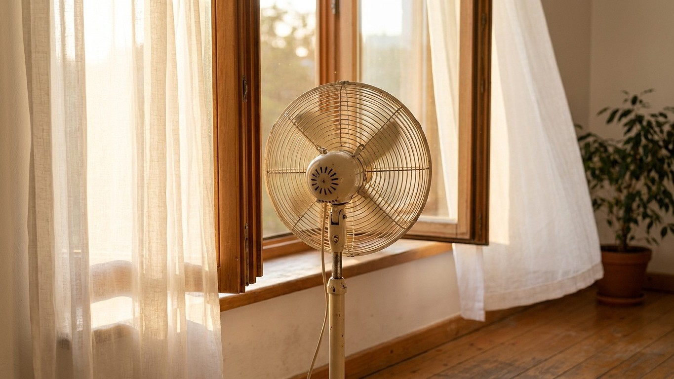 Les anciens tournaient toujours le ventilateur vers la fenêtre ouverte le soir : des années plus tard, on redécouvre pourquoi