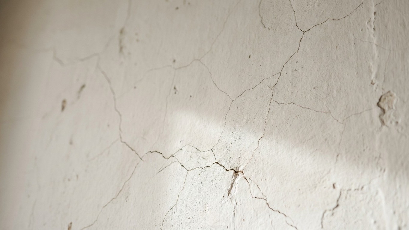 J'ai badigeonné mon mur d'entrée à la chaux juste pour cacher les reprises d'enduit : trois semaines plus tard, j'ai compr...