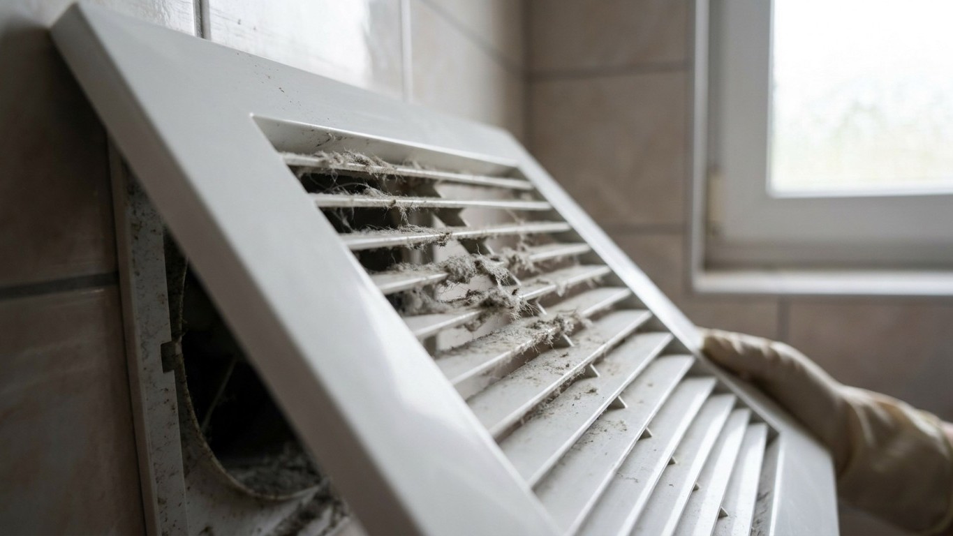 J'ai déclipsé la bouche de VMC de ma salle de bain juste pour la dépoussiérer : en la retournant, j'ai compris pourquoi la...