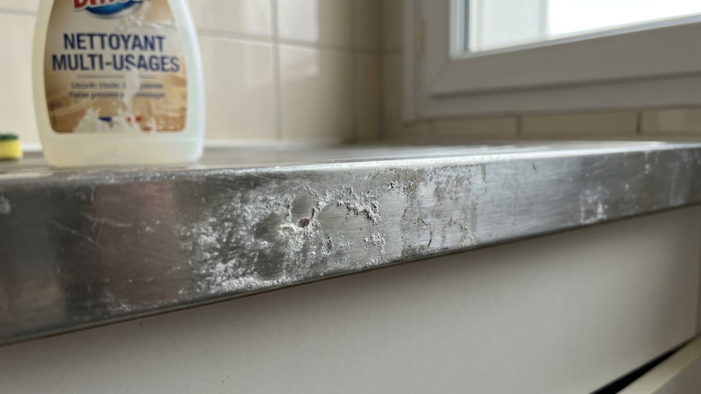 J'ai versé du liquide de rinçage sur mon plan de travail juste pour le faire briller : trois semaines plus tard, j'ai comp...
